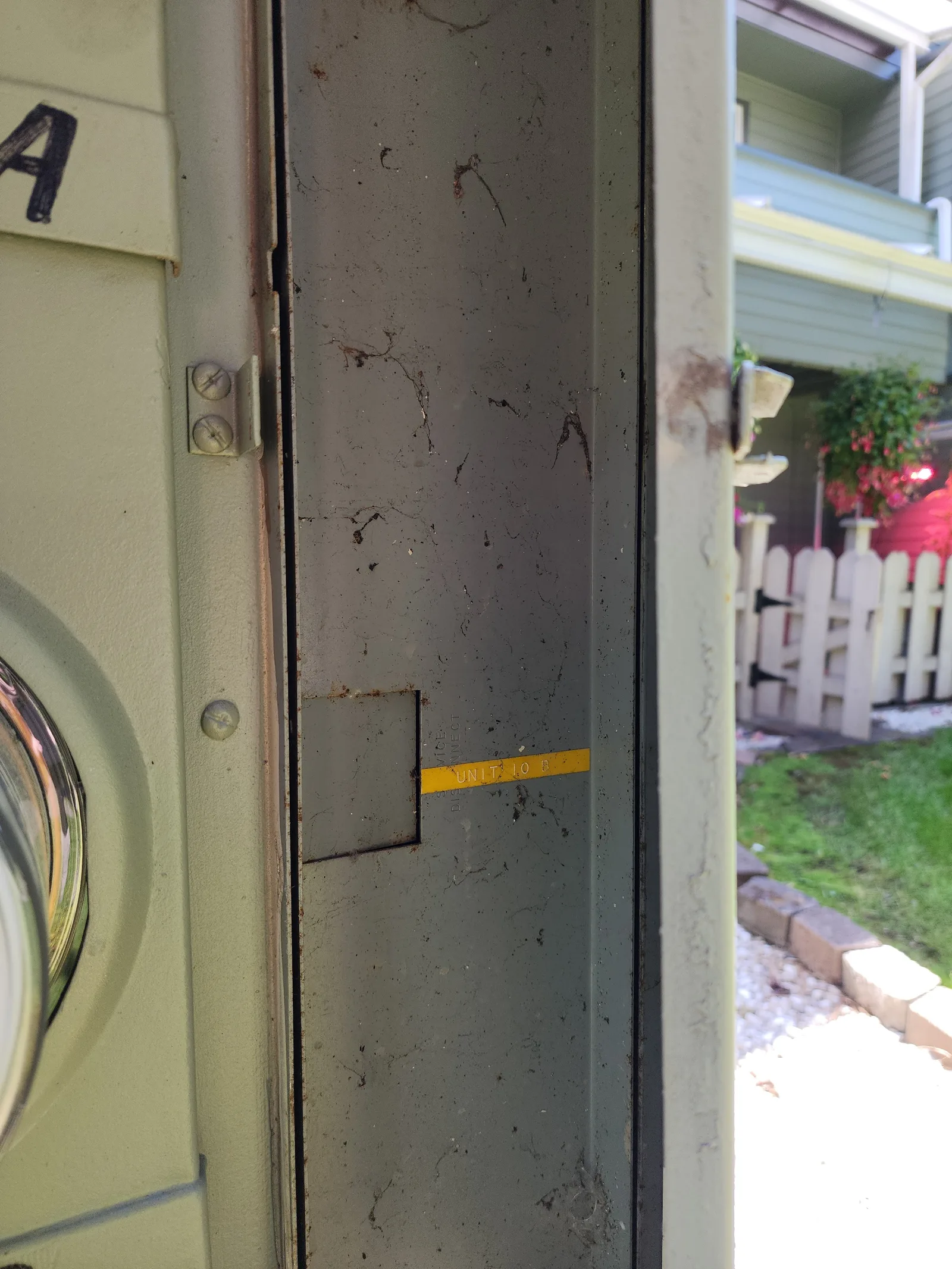 Residential Electrical Panel Service in Everett — open exterior service cabinet and breaker equipment