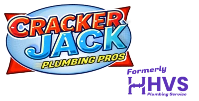 CrackerJack Plumbing Pros logo with HVS Plumbing