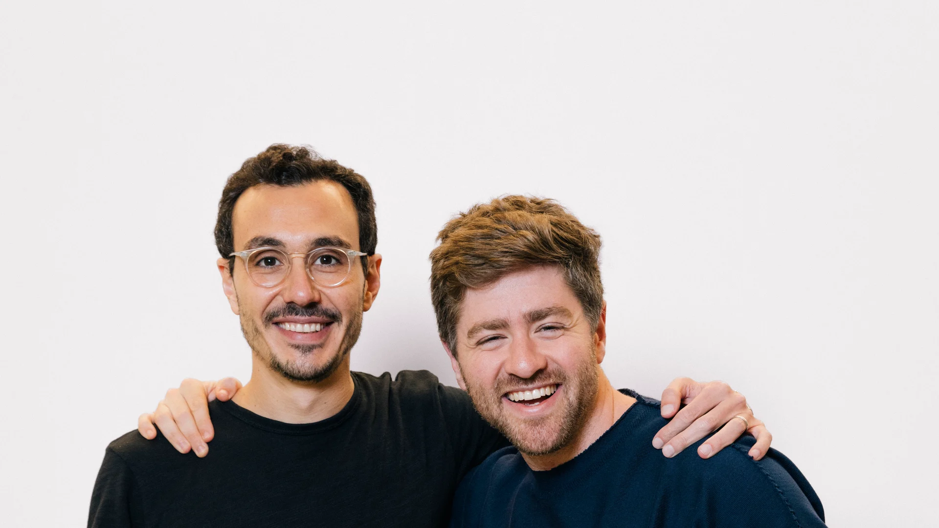 The Ramp founders pose together in an official company press-kit photograph.